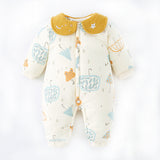 Baby One-piece Autumn Winter Suit Thickened Climbing Rompers