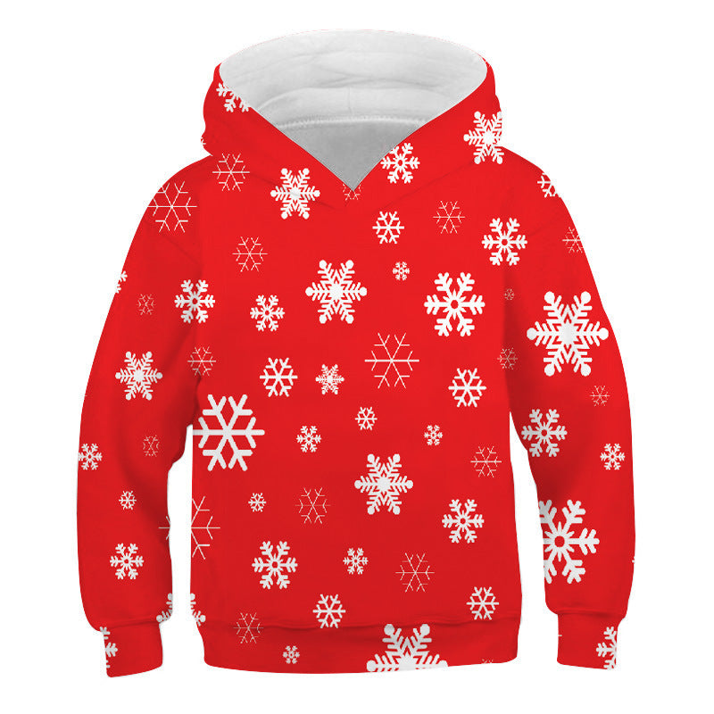 Kid Baby Boy Girl Christmas Cute 3D Printed Hoodie