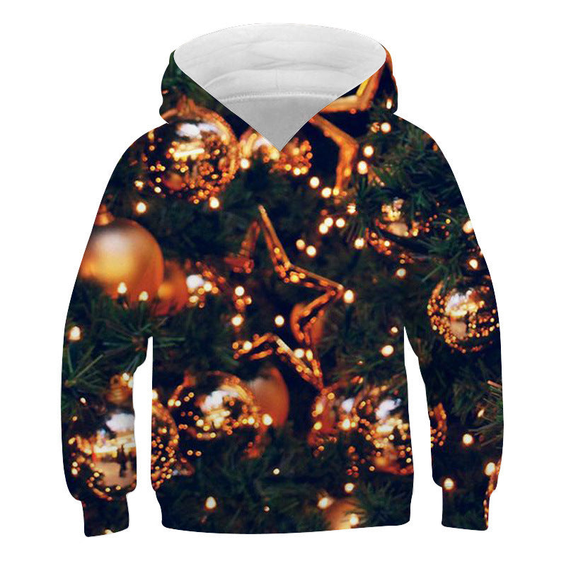 Kid Baby Boy Girl Christmas Cute 3D Printed Hoodie