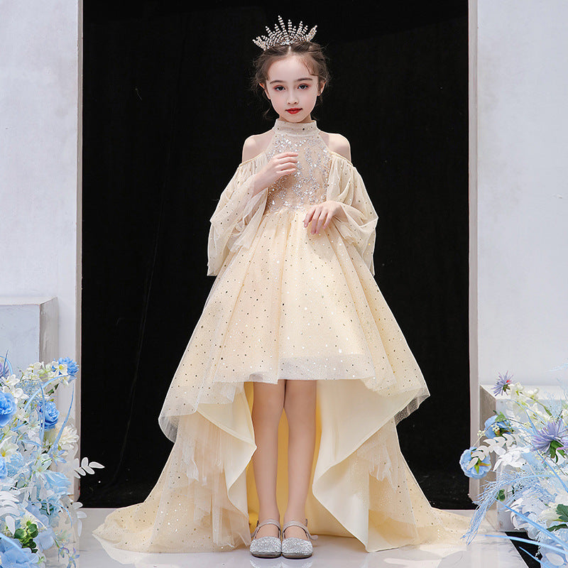 Girl Sweet Birthday Princess Wedding Piano Evening Dress