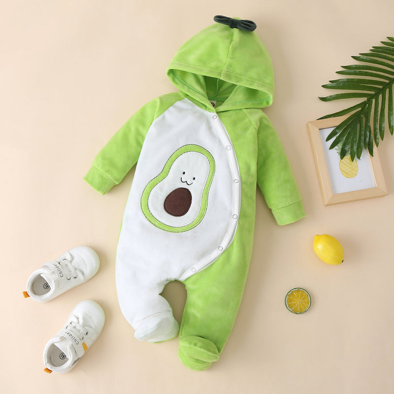 Winter Infant New Burst Ins Burst Fruit Avoa Fruit Long-sleeved Rompers