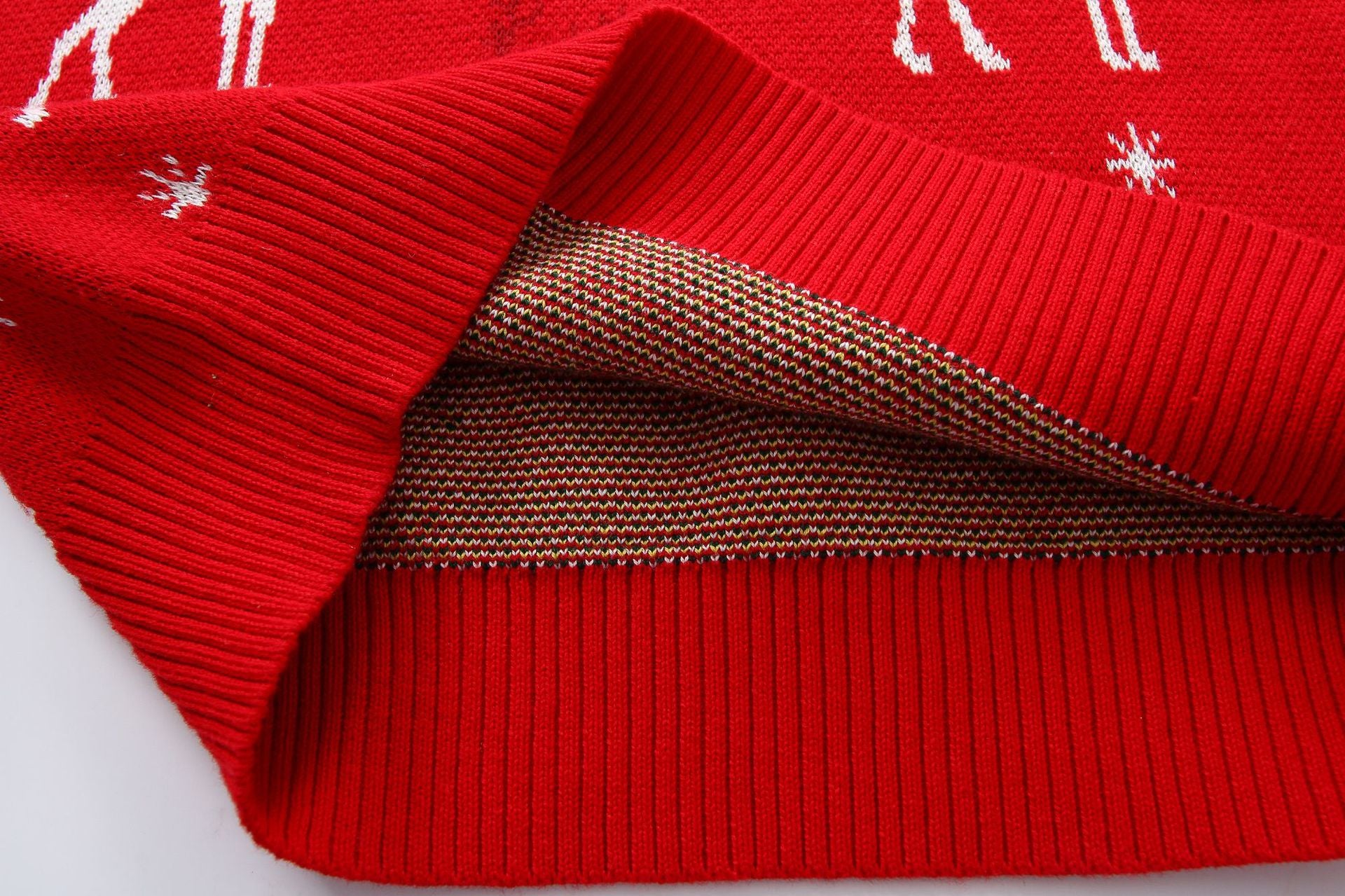 Kid Baby Boy Full Jacquard Soft Double Layer Christmas Sweaters