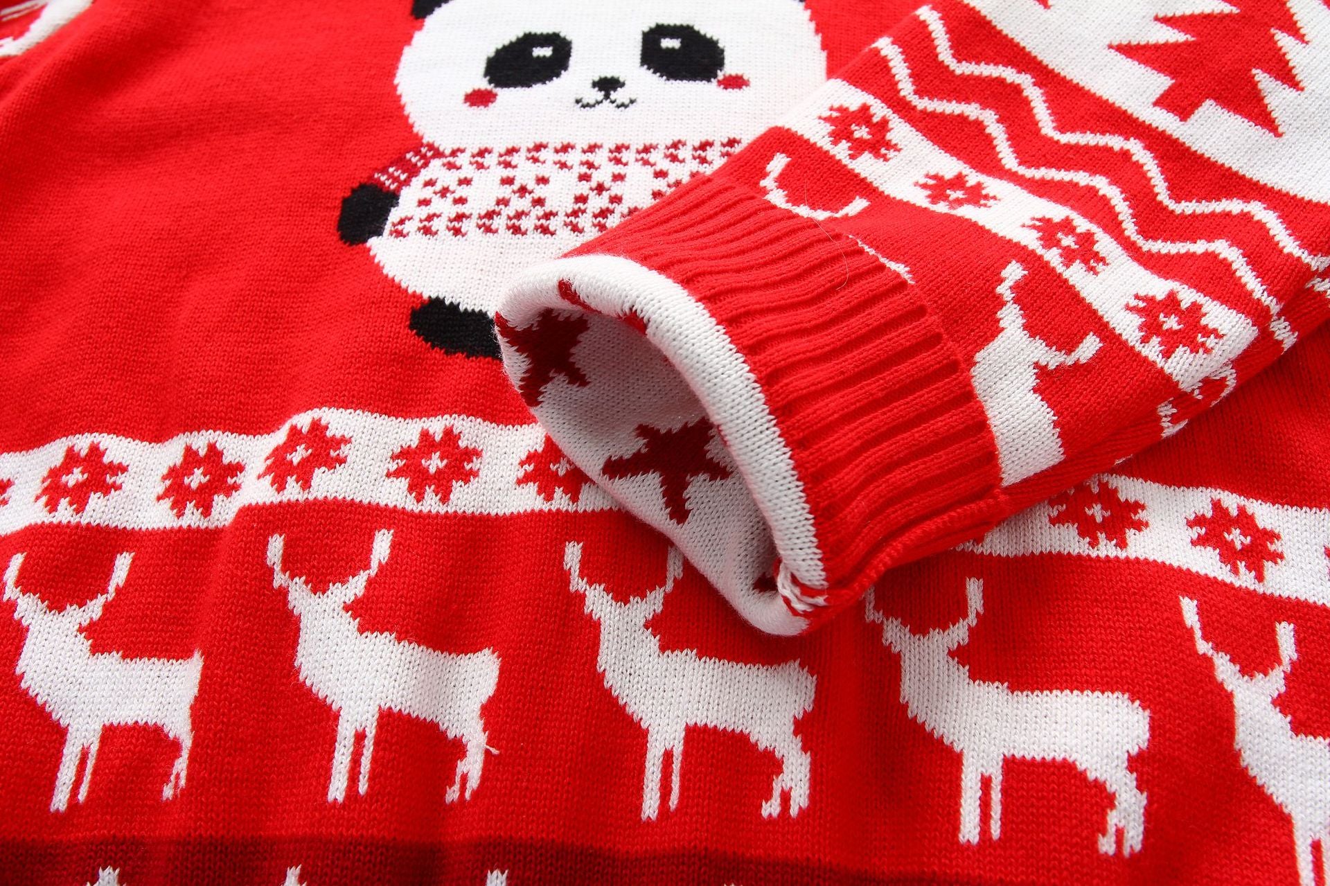 Kid Baby Boy Girl Soft Double Layer Christmas Sweater