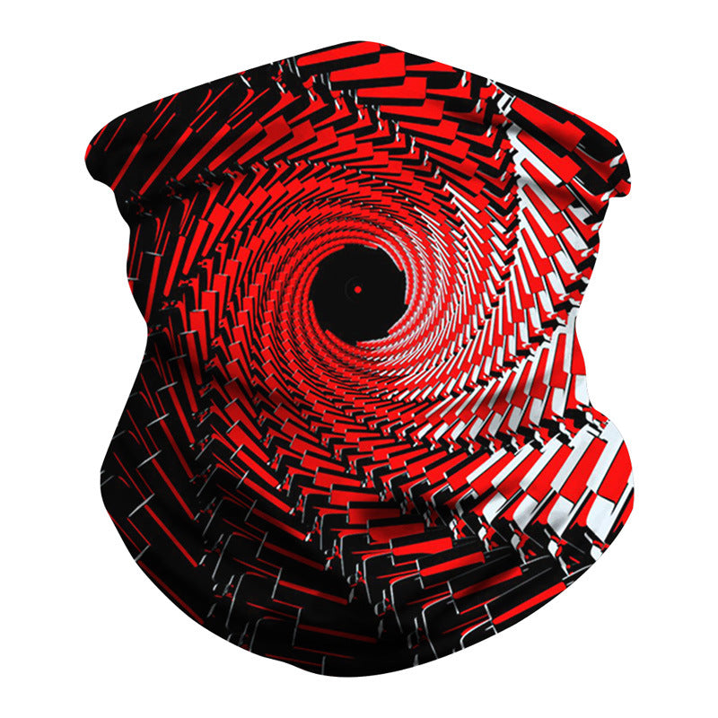 Kid Magic Headscarf Personality Vortex Digital Printing Outdoor Mask