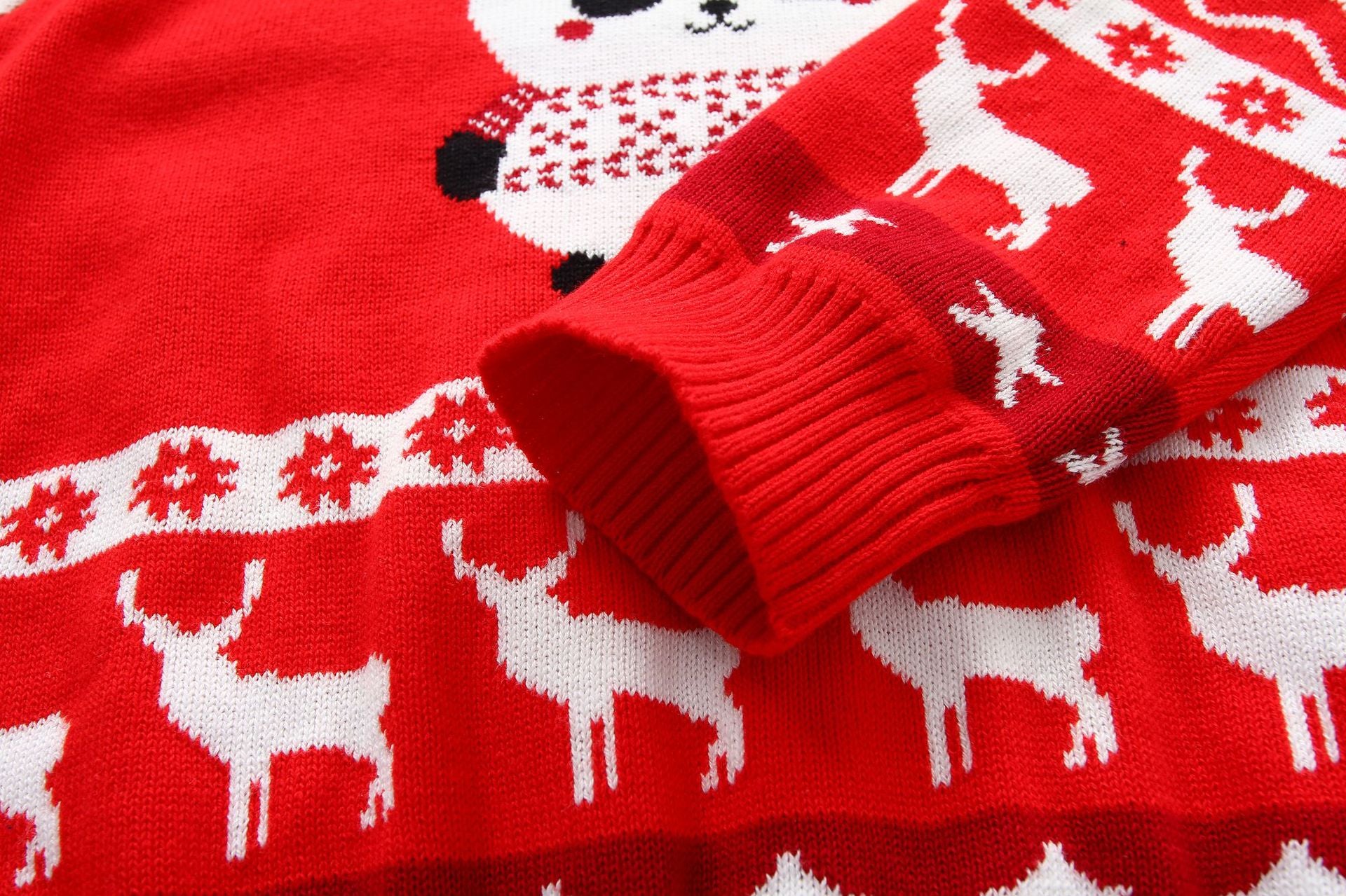 Kid Baby Boy Girl Soft Double Layer Christmas Sweater