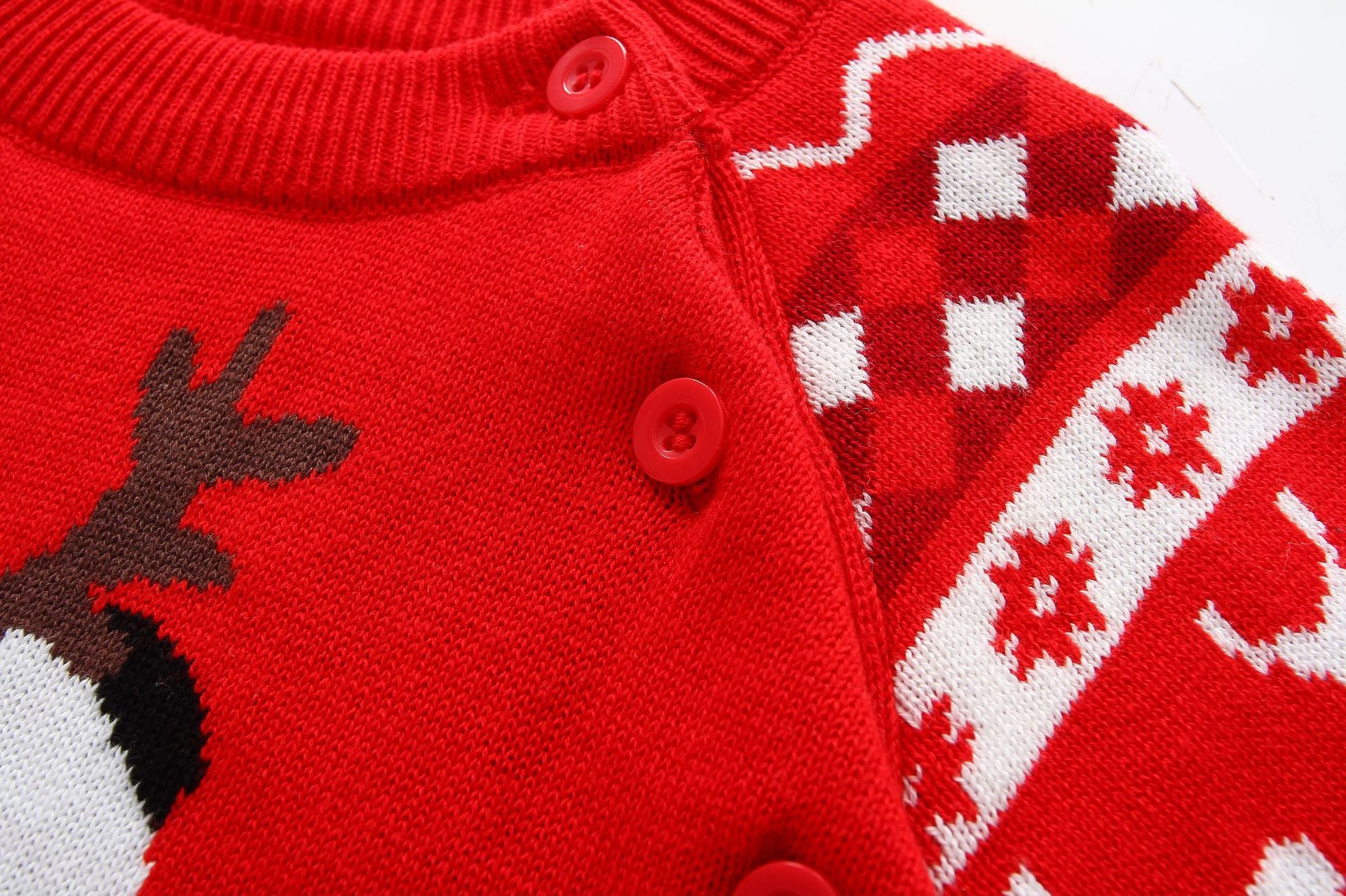 Kid Baby Boy Girl Soft Double Layer Christmas Sweater