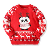 Kid Baby Boy Girl Soft Double Layer Christmas Sweater
