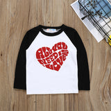 Kid Baby Girl Easter Long Sleeve Cartoon Candy Shirt