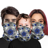 Kid Magic Headscarf Personality Vortex Digital Printing Outdoor Mask
