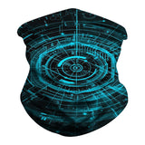 Kid Magic Headscarf Personality Vortex Digital Printing Outdoor Mask