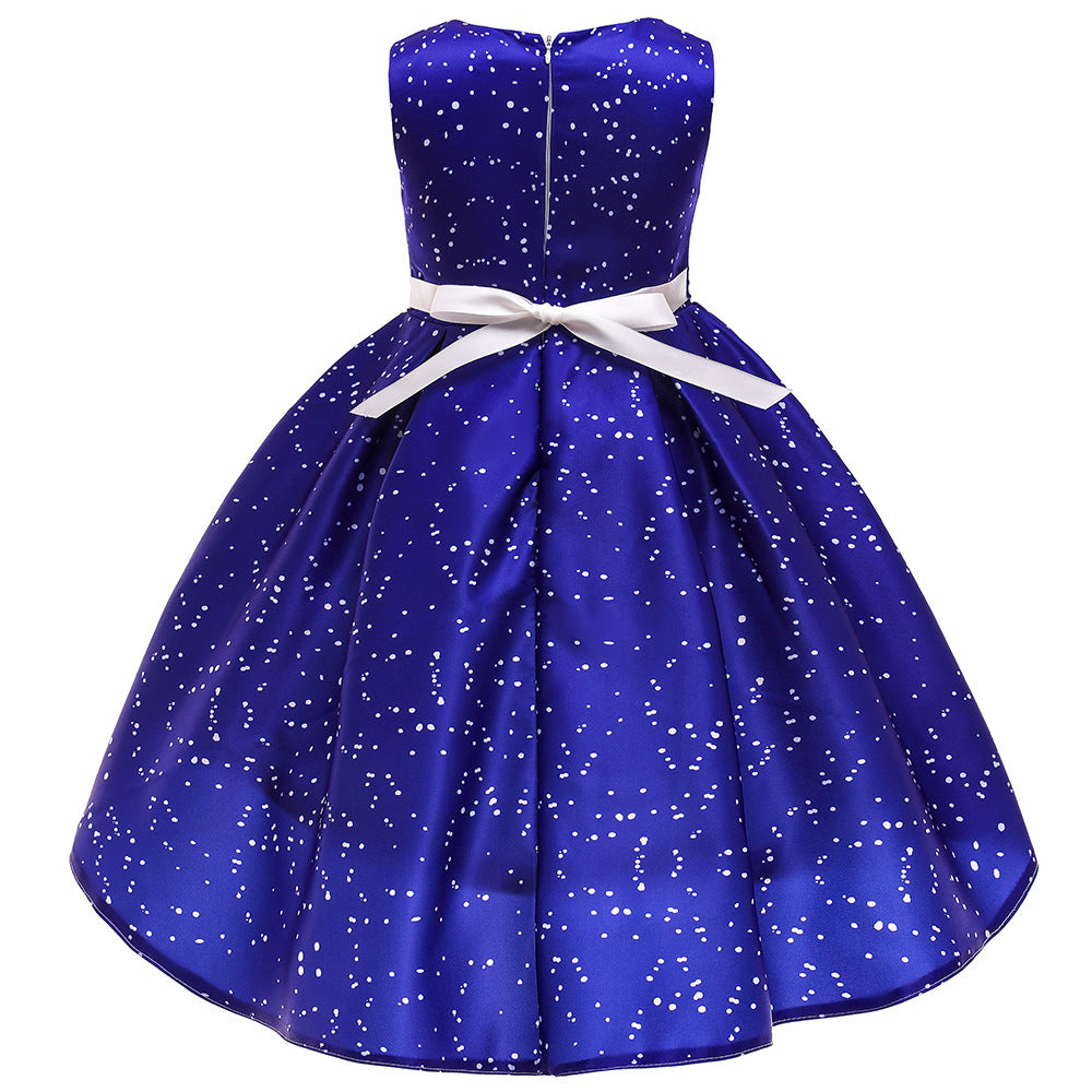 Kid Girl Robe Party Christmas Casual Dress