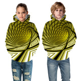 Kids Boy Girl Sports 3D Cartoon Whirlpool Hoodie