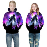 Kid Girl Boy 3D Printed Autumn and Winter Unicorn Hoodie
