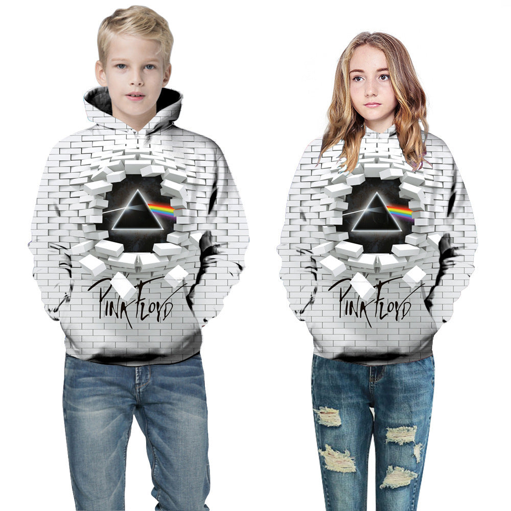 Kid Girl Boy 3D Printed Autumn and Winter Unicorn Hoodie