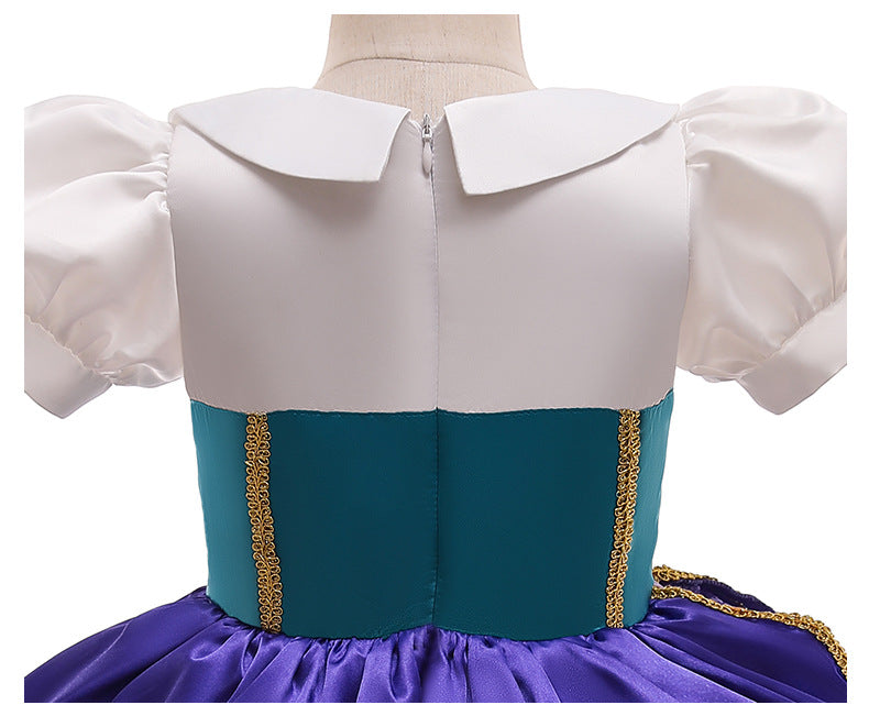 Kid Baby Girl Halloween Doll Collar Esmera Princess Pompadour Dresses