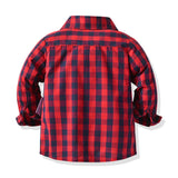 Plaid Baby Boy Christmas Formal New Year 2 Pcs Set