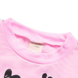 Kid Baby Girl Valentine's Day Pink Love 2 Pcs Sets