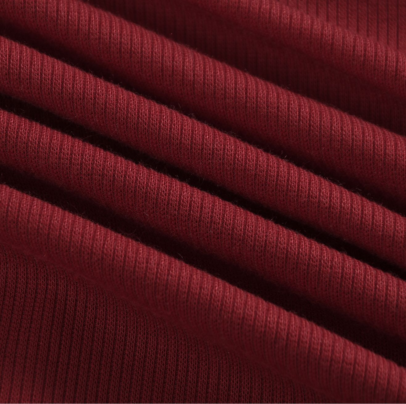 Family Matching Pattern Stitching Burgundy Top Parent-child Shirts