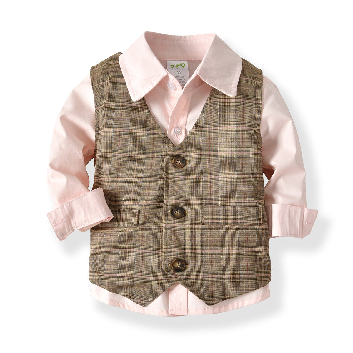Baby Boy Set Long Sleeve Gentleman Formal 3 Pcs Suits