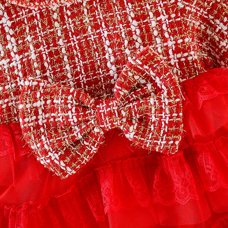 Baby Kid Girl Little Fragrance Plus Velvet Thickening Princess Dress