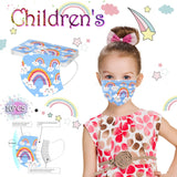 Kid Disposable Rainbow Series Adult Children Spunlaced Non-woven Fabric Masks