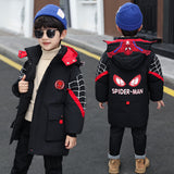 Kid Boys Winter Cotton Jacket Thickened Fashion Coat