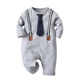 Baby Boy Spring Long Sleeve Long Climb Rompers