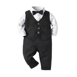 Kid Baby Boys Long Sleeve 3 Pcs Suit Sets