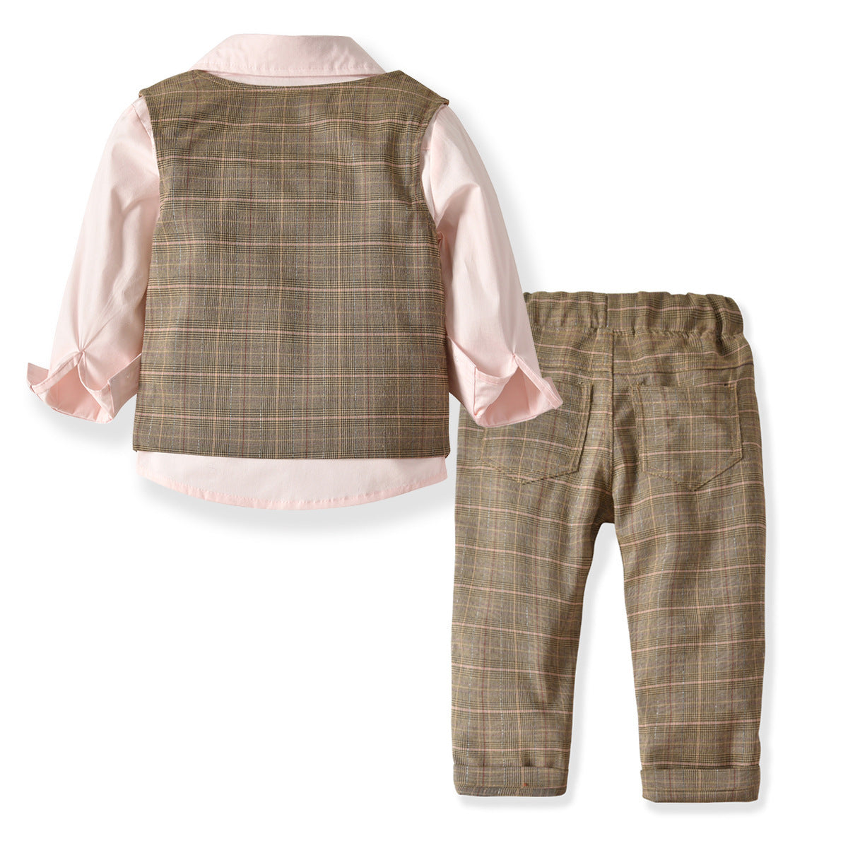 Baby Boy Set Long Sleeve Gentleman Formal 3 Pcs Suits