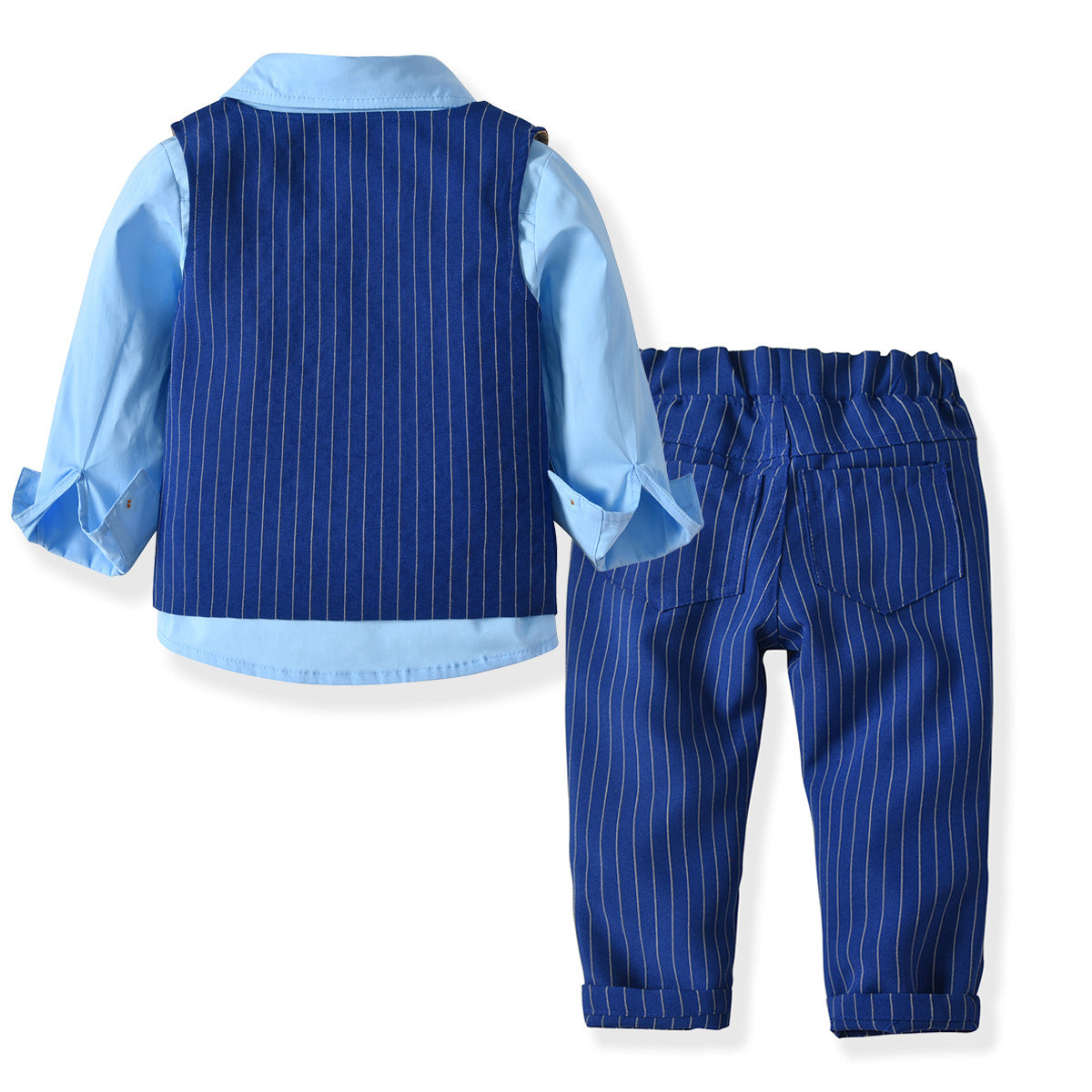 Long Sleeve Gentleman Baby Boy Set 2 Pcs Formal Suits