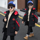 Kid Boys Winter Cotton Jacket Thickened Fashion Coat