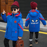 Kid Boys Winter Cotton Jacket Thickened Fashion Coat