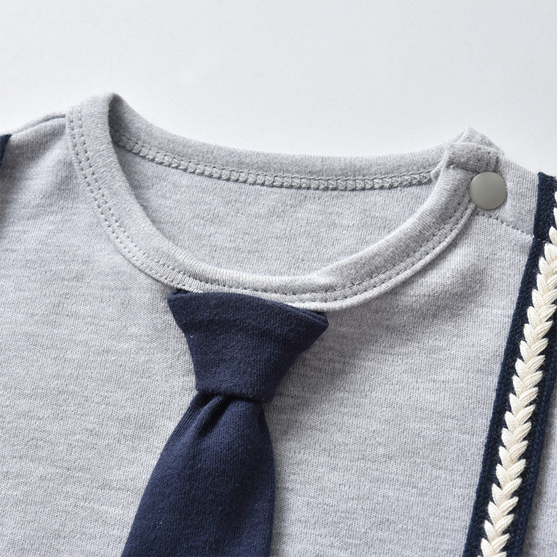 Baby Boy Spring Long Sleeve Long Climb Rompers