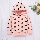 Baby Girls Love Valentine Printed Cotton Set 2 Pcs