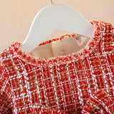 Baby Kid Girl Little Fragrance Plus Velvet Thickening Princess Dress