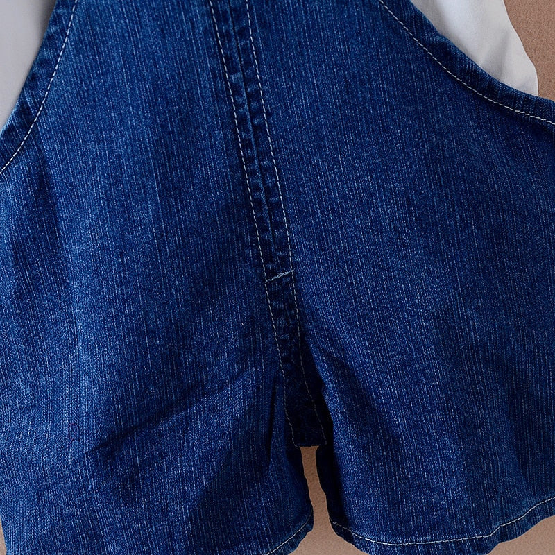 Baby Girl Shorts Summer Denim Jeans Overalls Pants