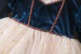 2-8T Kid Baby Girls Princess Autumn Winter Christmas Vestidos Party Dress
