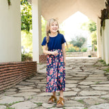 Family Matching Parent-child  Digital Printed Dress