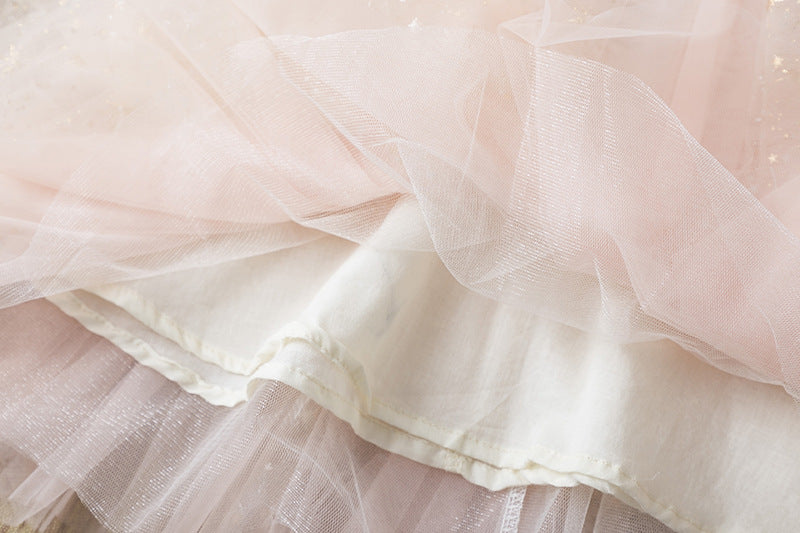 2-8T Kid Baby Girls Princess Autumn Winter Christmas Vestidos Party Dress