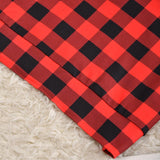 Family Matching Deer Head Plaid Christmas Parent-child Shirts