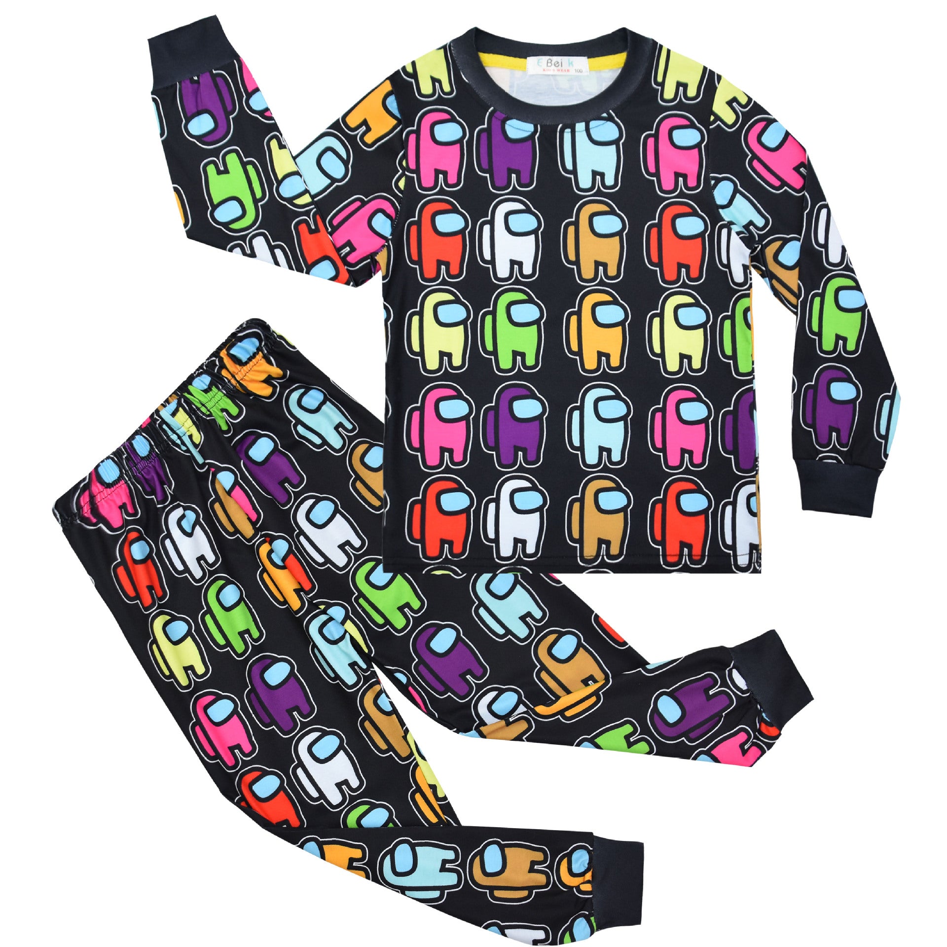 Kid Baby Boy Space Werewolf Among Us Junior Set Long-sleeved 2 Pcs Pajamas