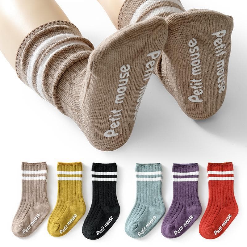 Baby / Toddler Striped Sport Socks 3-pack