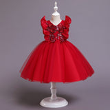 Kid Baby Girl Princess Pomfret Wedding Dress