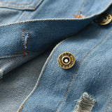 Boys Girls Casual Denim Coat Jacket