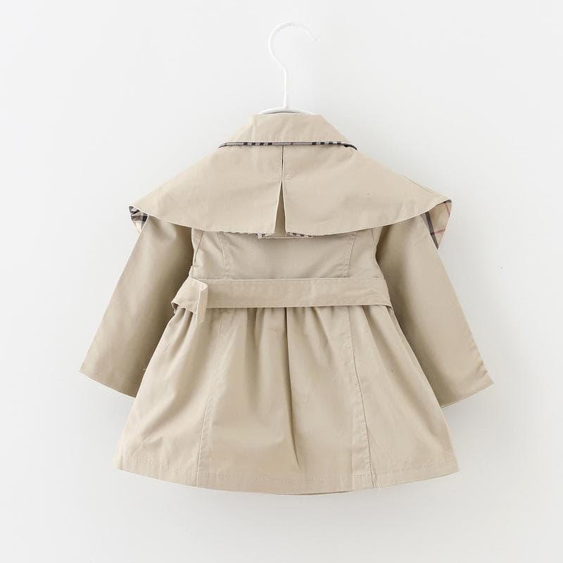Baby Girl Casual Long-sleeve Cotton Coat & Jacket