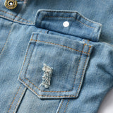 Boys Girls Casual Denim Coat Jacket
