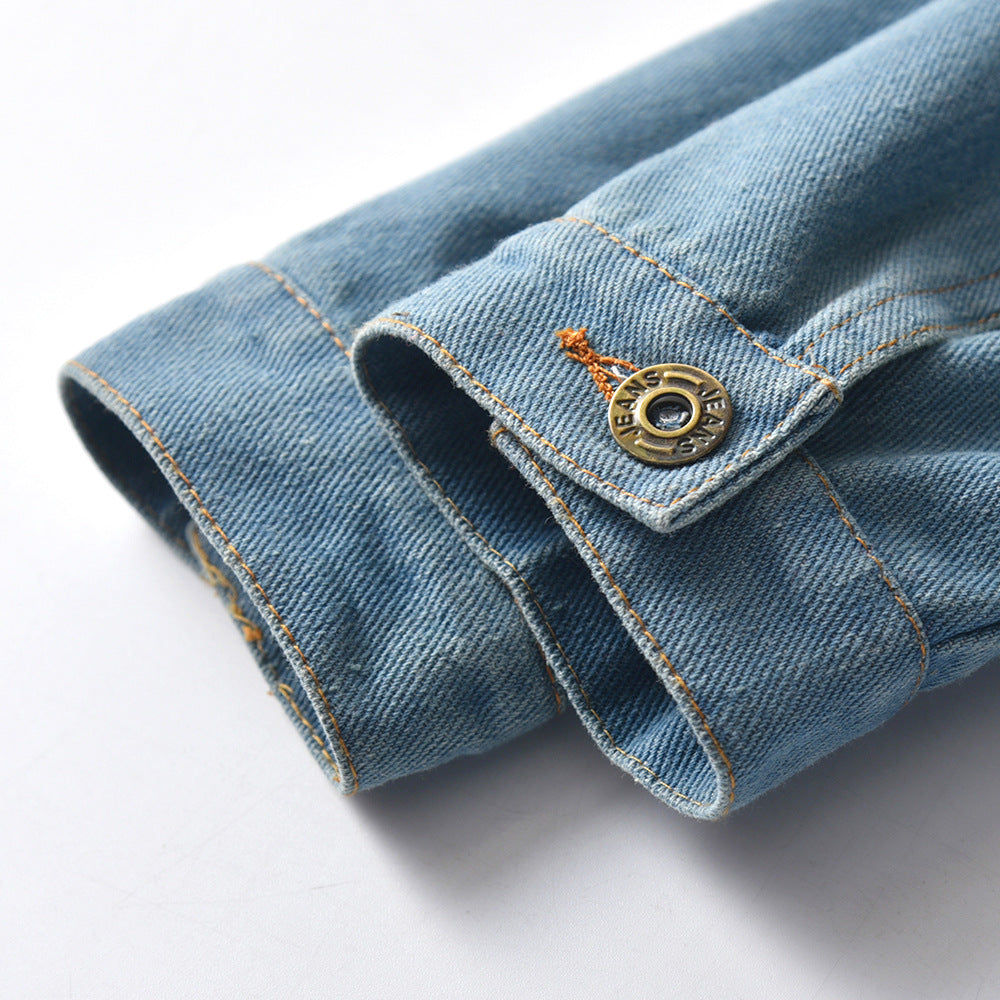 Boys Girls Casual Denim Coat Jacket