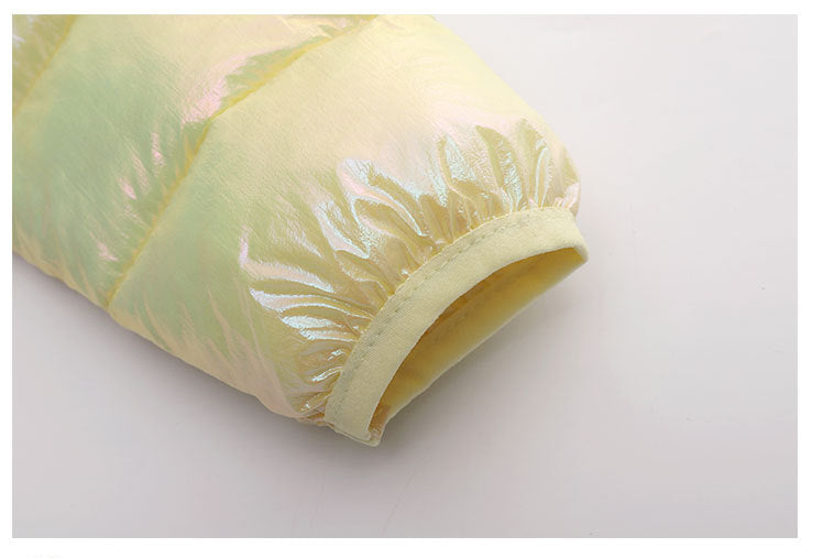 Kid Baby Boy Girl Dazzle Down Cotton Jacket Thick Hooded Coat