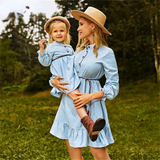 Family Matching Parent-Child Mom Daughter Dress