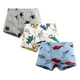 Kids Boys Underwear Cartoon  Shorts Cotton Underwear 3 Lot